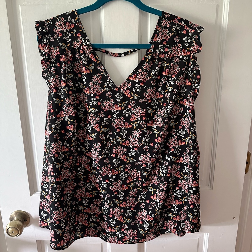Loft size 20 floral blouse